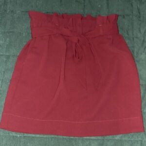 Polyester mini skirt